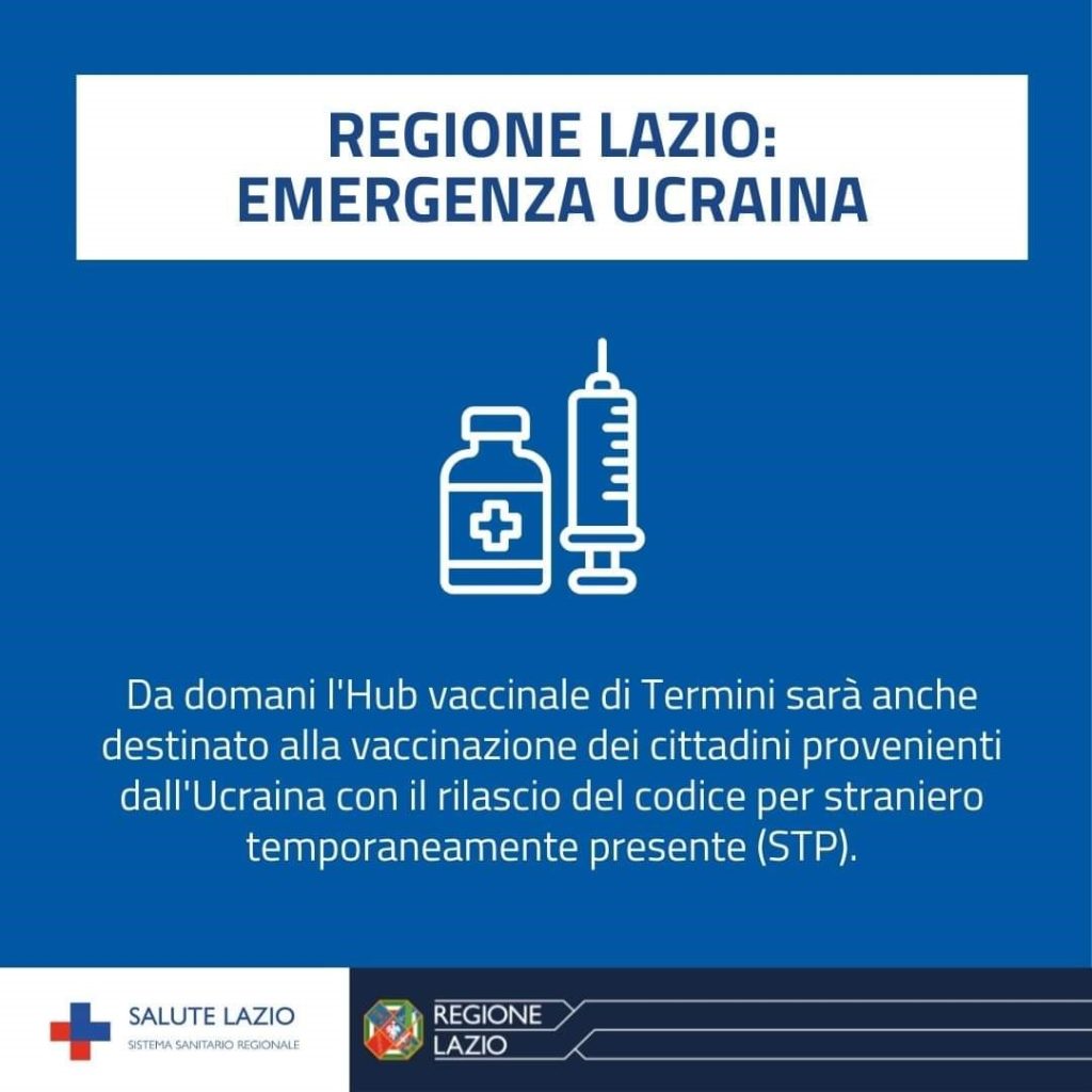 Vaccinazione per rifugiati Ucraina